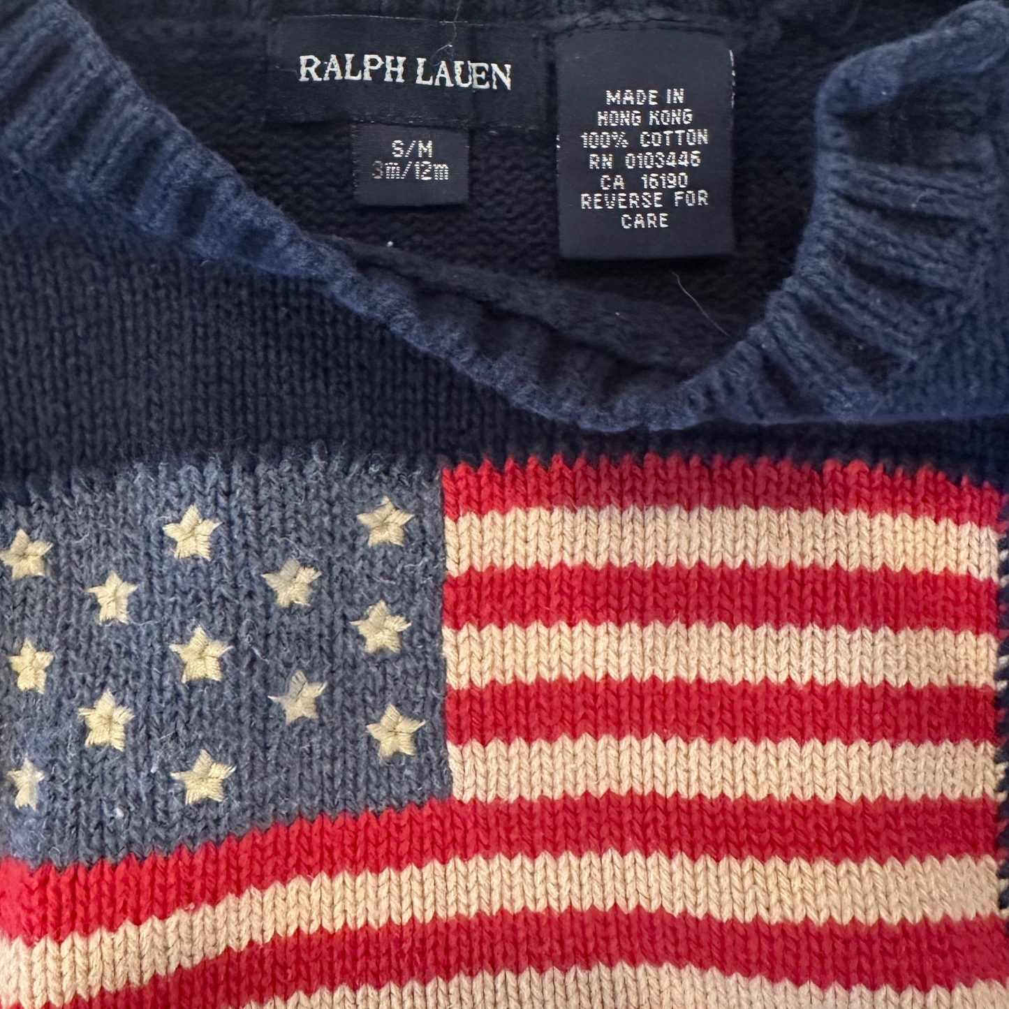 Ralph Lauren Flag Sweater