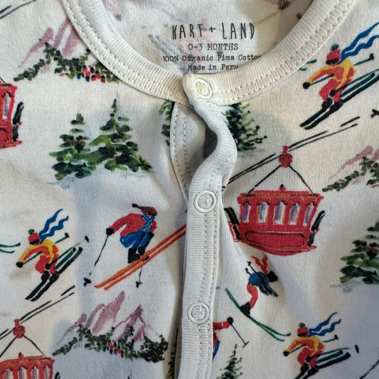 Hart + Land Ski Pajamas, 0-3 months