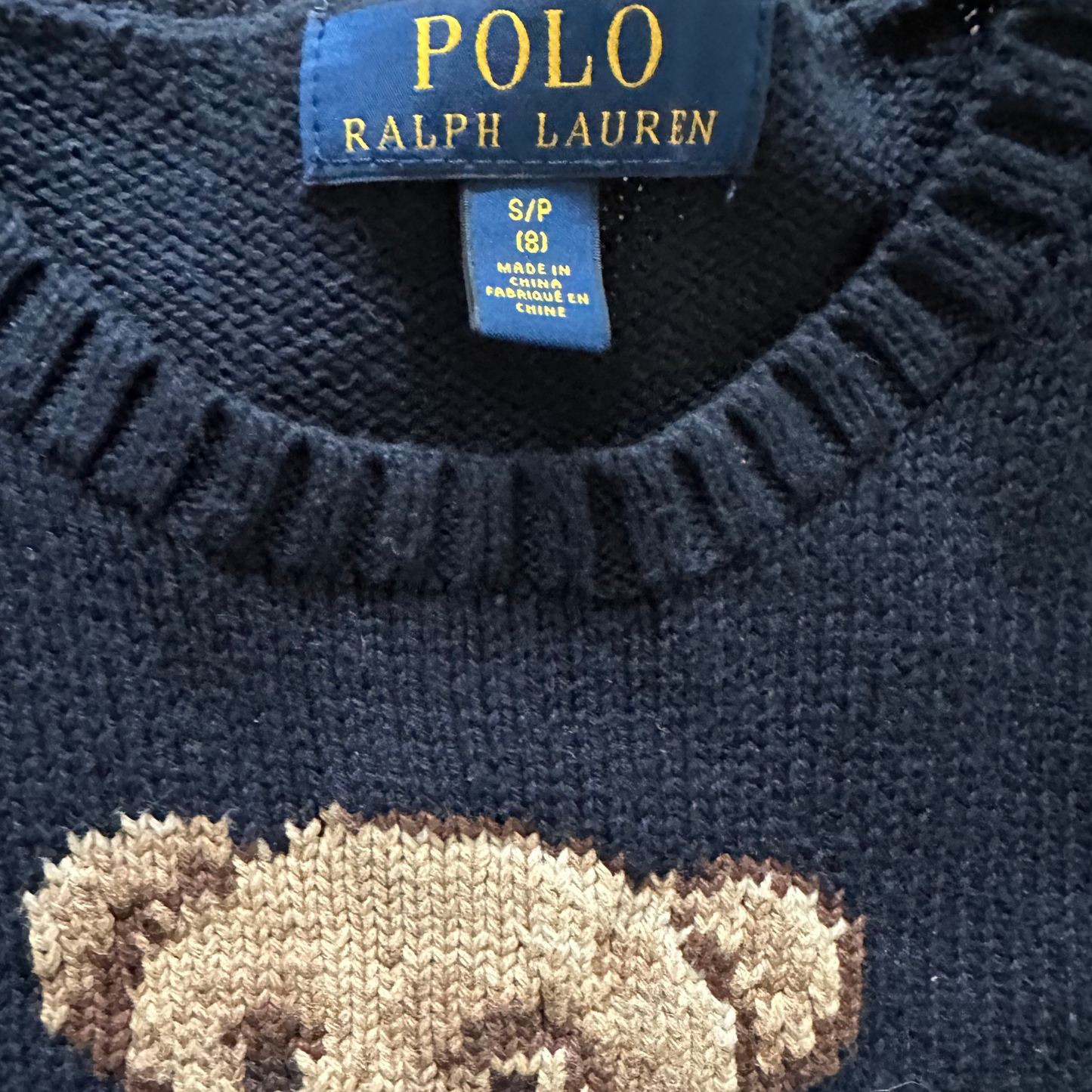 Ralph Lauren Bear Sweater